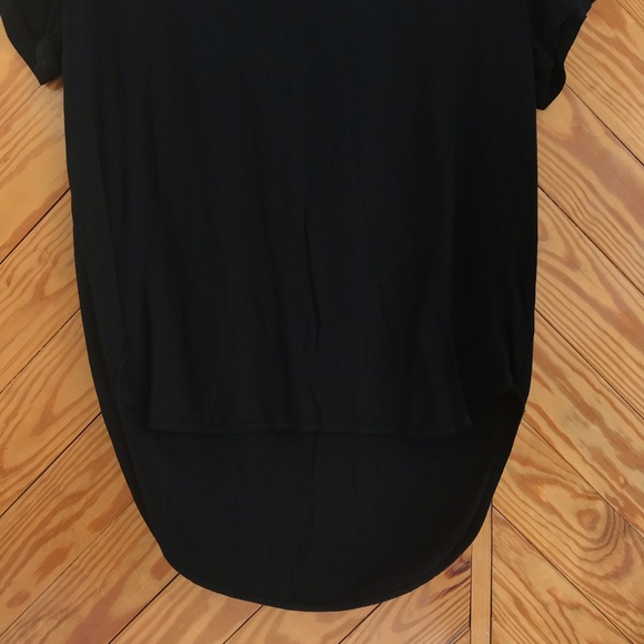 Cloth & Stone V Neck Tee Black - Picture 4 of 4